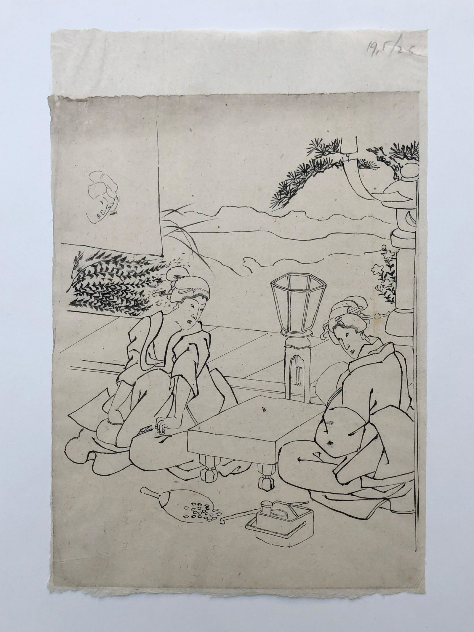 Japanese Preparatory Drawing Utagawa Kunisada (1 of 3)