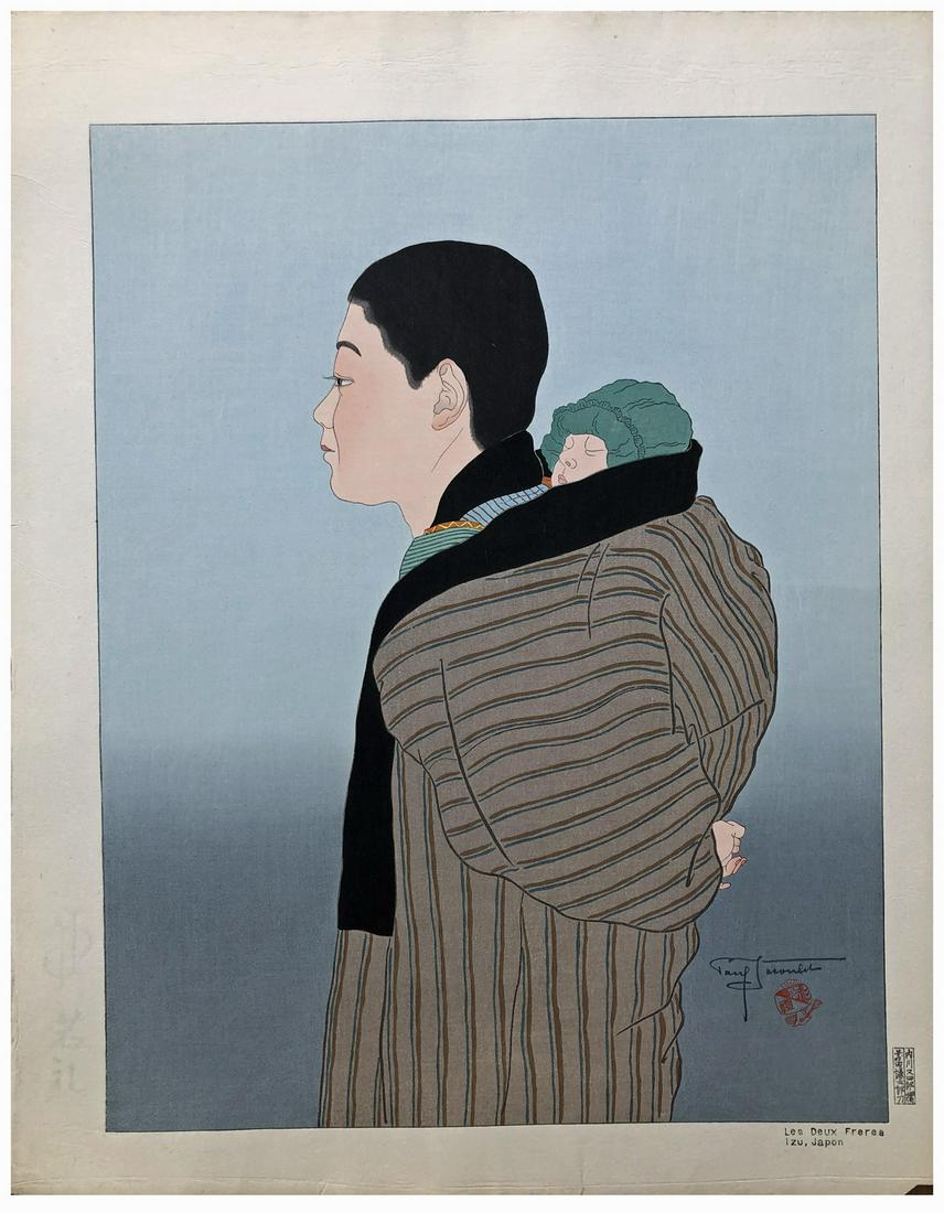 Japanese Woodblock Print Paul Jacoulet (1 of 4)