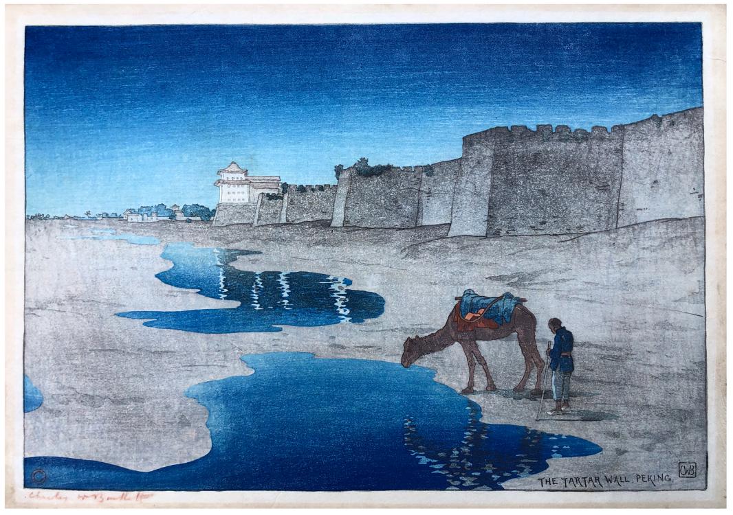 Japanese Woodblock Print Charles Bartlett (1 of 4)