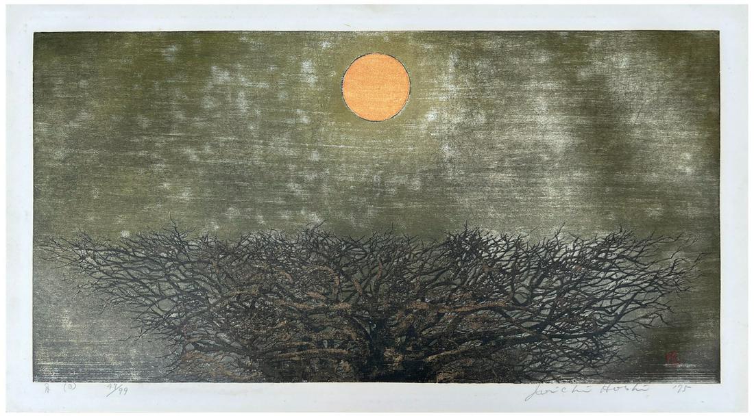 Japanese Woodblock Print Joichi Hoshi (1 of 5)