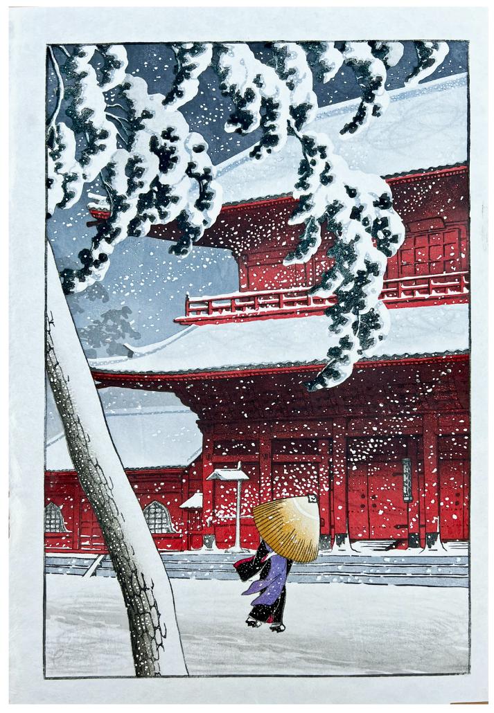 Japanese Woodblock Print Kawase Hasui (1 of 4)