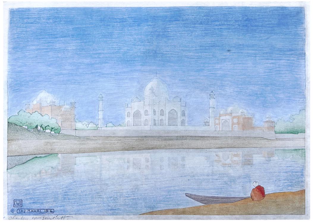 Japanese Woodblock Print Charles Bartlett (1 of 4)