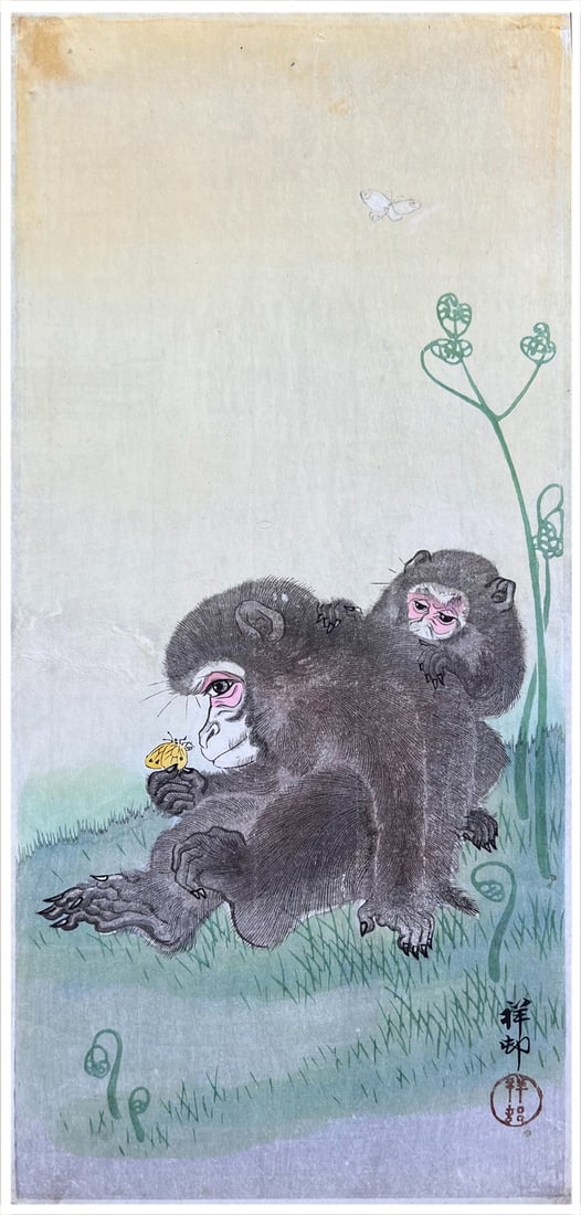 Japanese woodblock Print Ohara Koson (1 of 4)