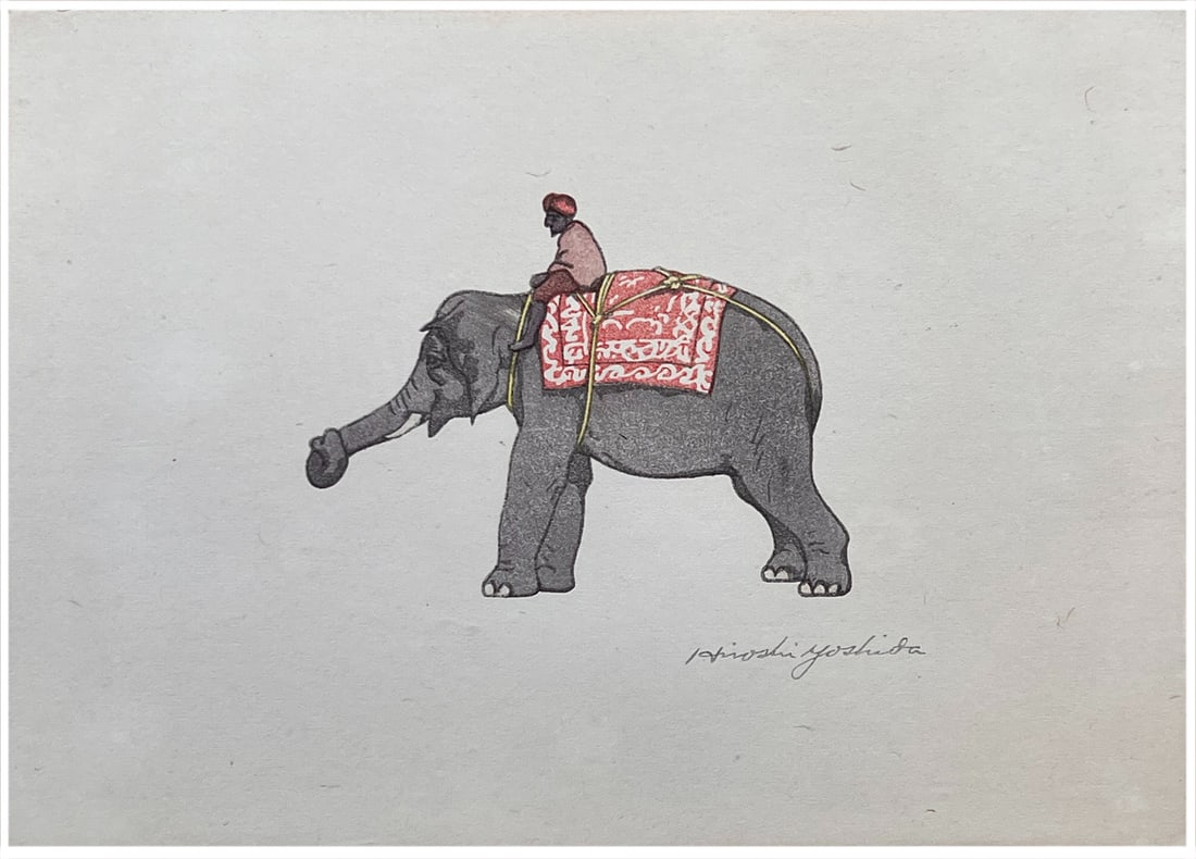 Japanese woodblock Print Hiroshi Yoshida (1 of 4)