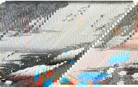 Japanese woodblock Print Ando Hiroshige