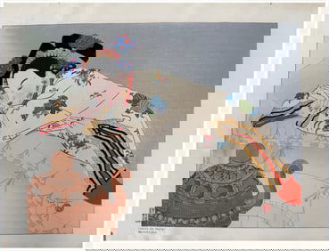 Japanese woodblock Print Paul Jacoulet