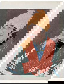 Japanese woodblock Print Paul Jacoulet