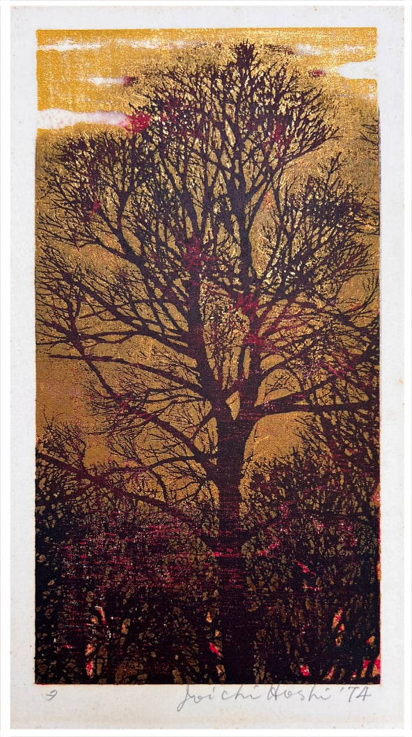 Japanese woodblock Print Joichi Hoshi (1 of 4)