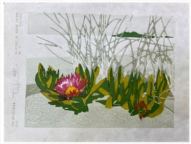 Japanese woodblock Print Tom Kristensen