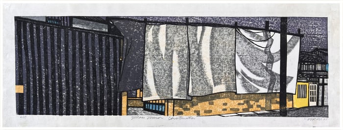 Japanese woodblock Print Clifton Karhu