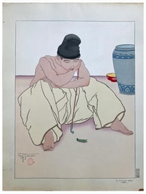 Japanese woodblock Print Paul Jacoulet