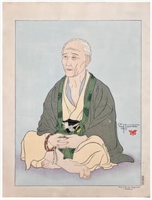 Japanese woodblock Print Paul Jacoulet