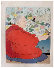 Japanese woodblock Print Paul Jacoulet