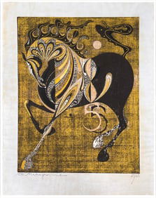 Japanese woodblock Print Tadashi Nakayama