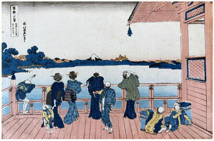 Japanese woodblock Print Katsushika Hokusai