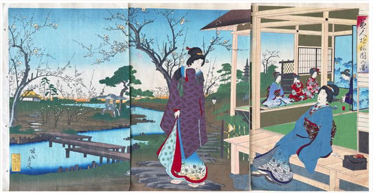 Japanese woodblock Print Toyohara Chikanobu