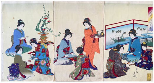 Japanese woodblock Print Toyohara Chikanobu