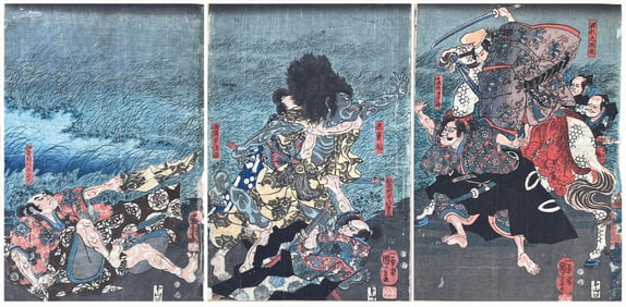 Japanese woodblock Print Utagawa Kuniyoshi