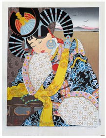 Japanese woodblock Print Paul Jacoulet