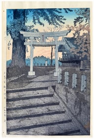 Japanese woodblock Print Shiro Kasamatsu