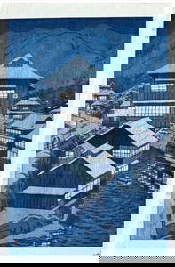 Japanese woodblock Print Shiro Kasamatsu