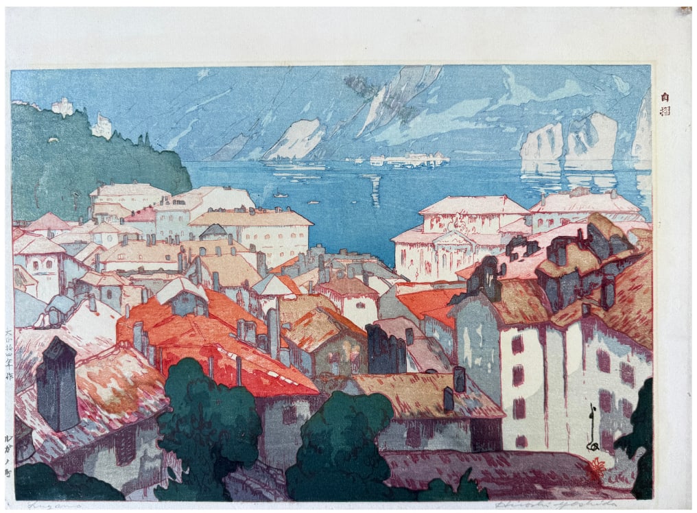 Japanese woodblock Print Hiroshi Yoshida (1 of 4)