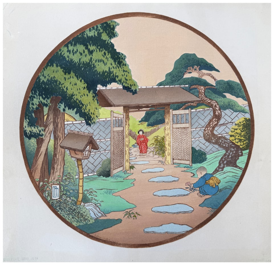 Japanese woodblock Print Lilian Miller (1 of 4)