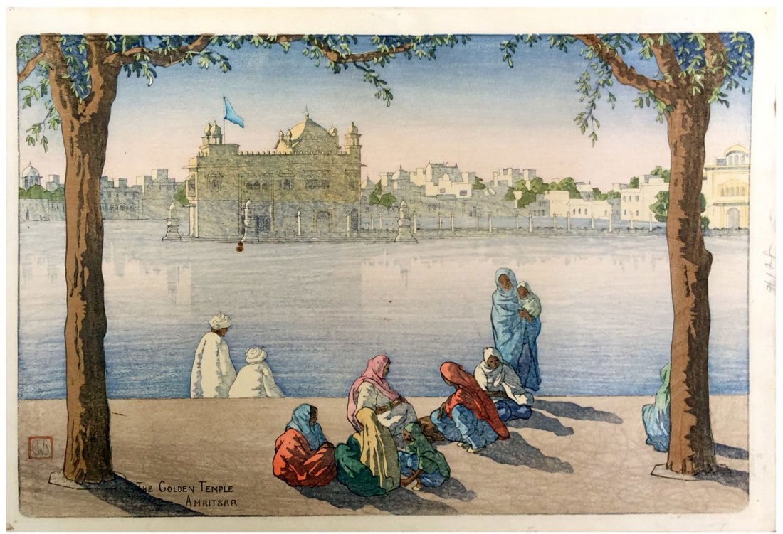 Japanese Woodblock Print Charles W. Bartlett (1 of 3)