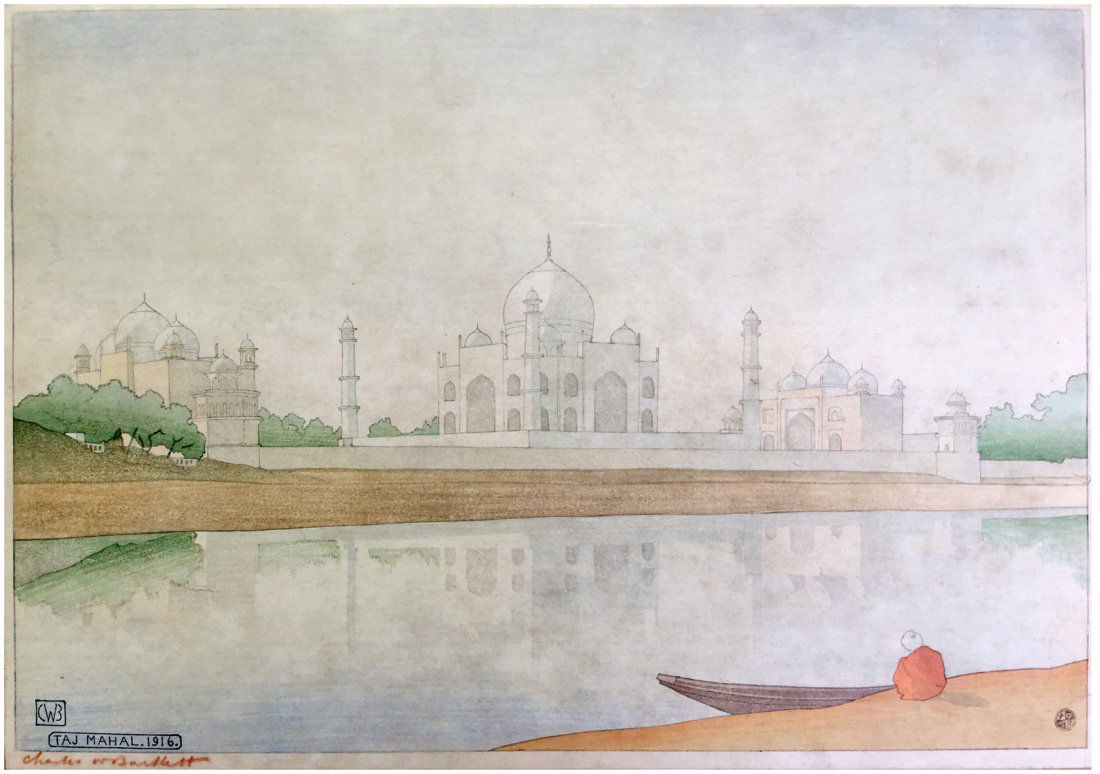 Japanese Woodblock Print Charles W. Bartlett (1 of 4)