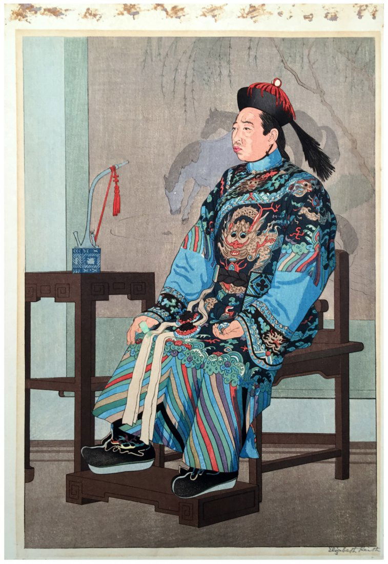 Japanese Woodblock Print Elisabeth Keith (1 of 3)