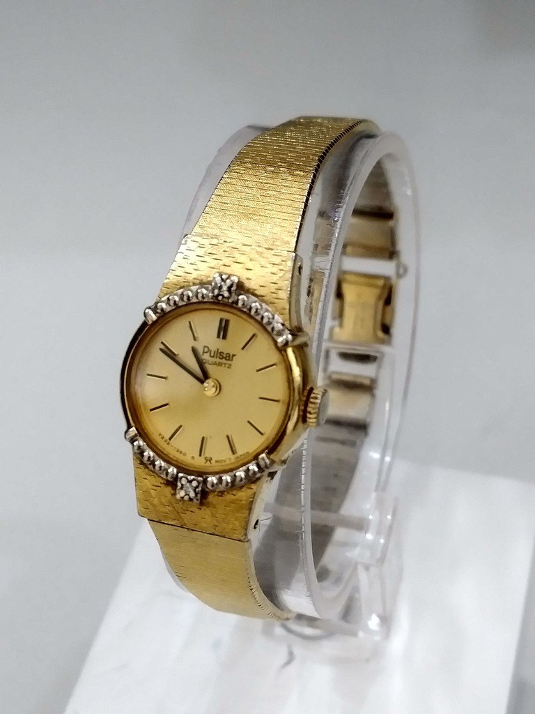 Ladies Watch Pulsar Diamond Bezel: overhauled and keeping Perfect Time 3 year warranty