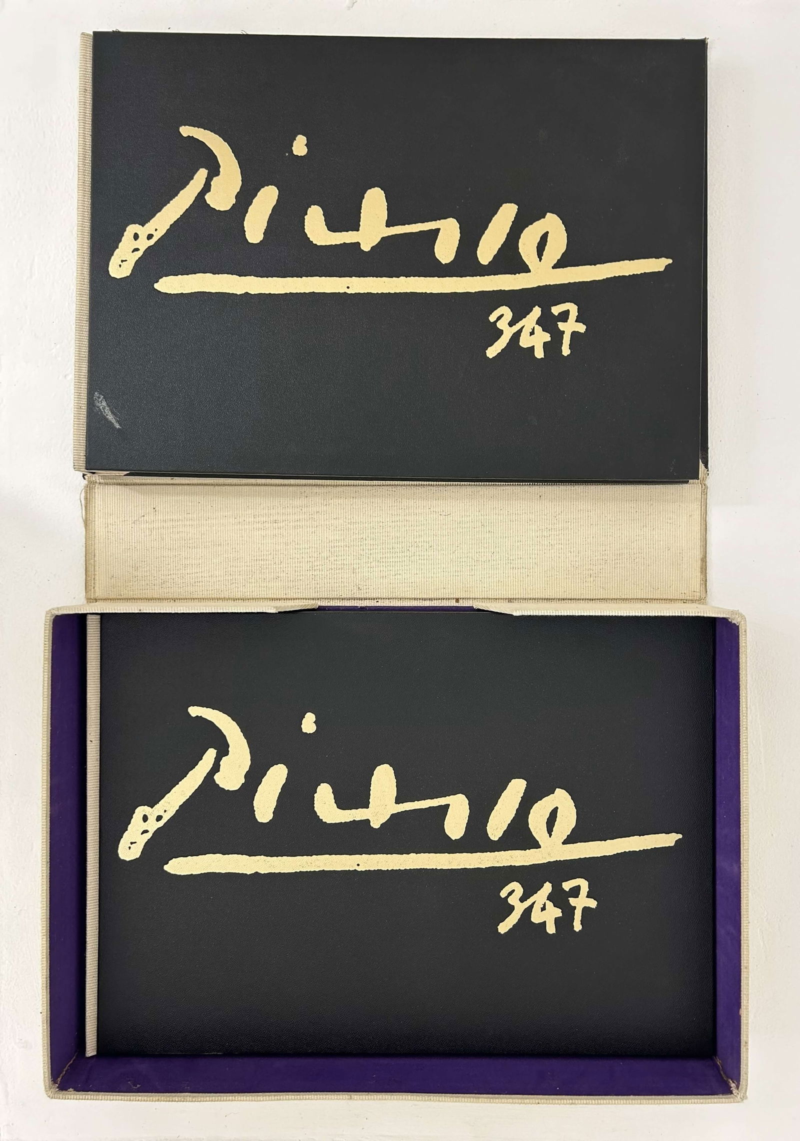 Pablo Picasso: Pablo Picasso – Suite 347 is a significant edition documenting one of Picasso’s most late, personal, and daring series of etchings, created in 1968 when the artist was 86 years old. The suite comp