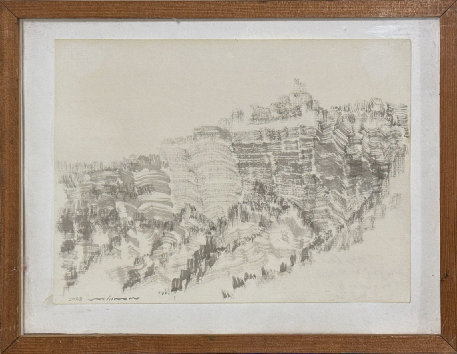 Micha Ullman, Israeli art, Watercolor on Paper, Signed & Dated 2009 - 2