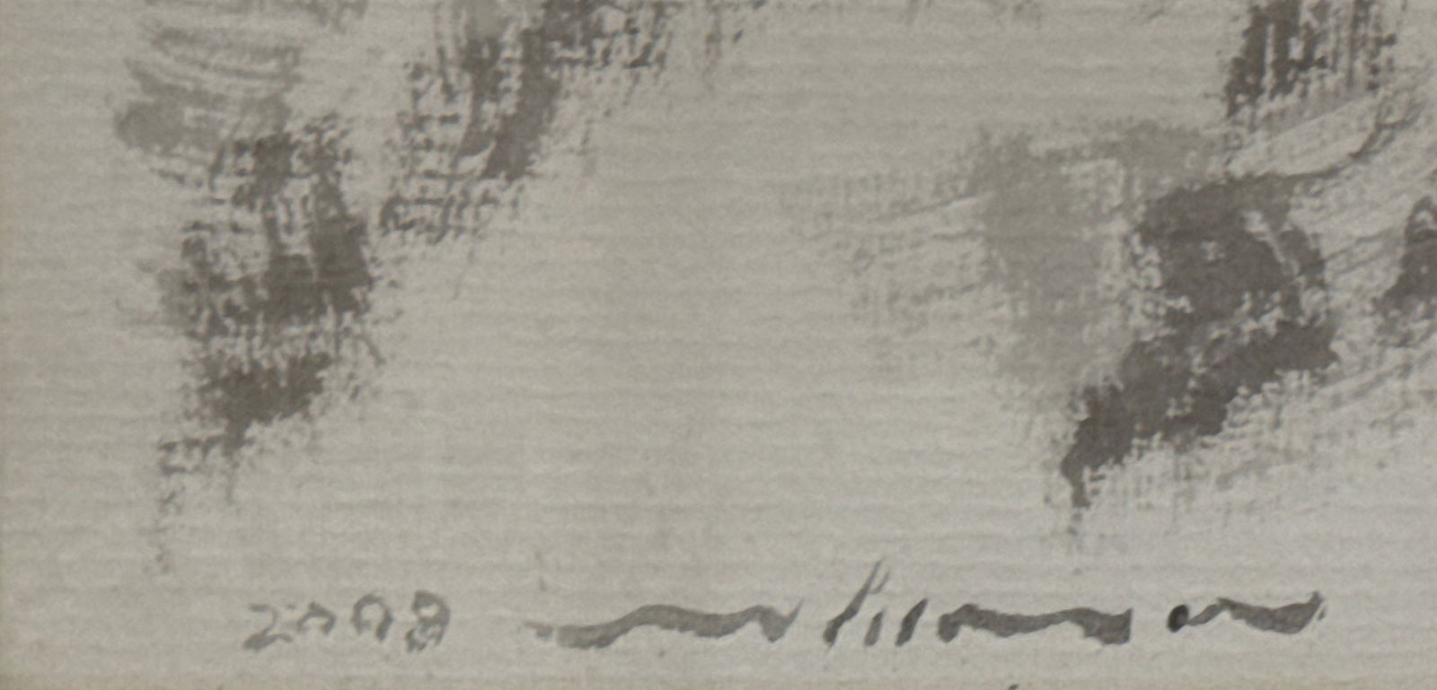 Micha Ullman, Israeli art, Watercolor on Paper, Signed & Dated 2009 - 3