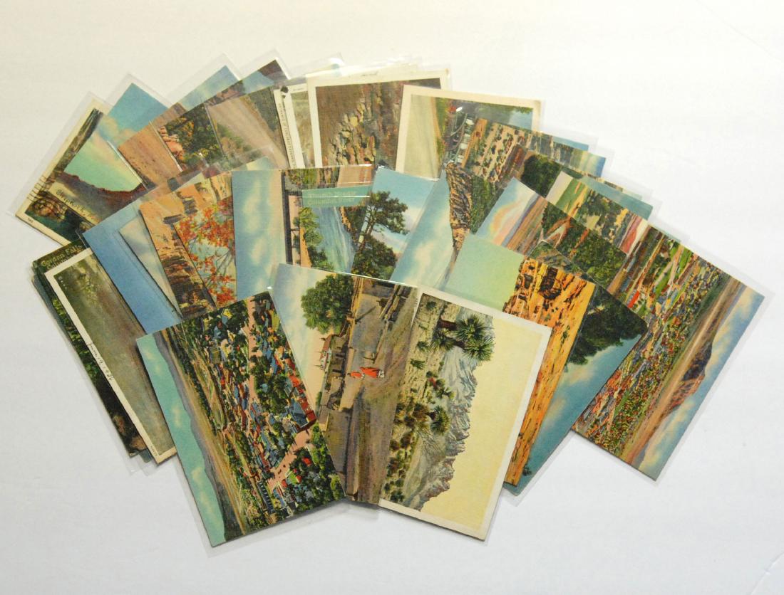 34 Pc ANTIQUE NEW MEXICO ASST POSTCARDS: This antique and vintage postcard group is part of a large dealer collection we are selling during this auction - check out our other auctions to view more antique decorative and photographic postcard