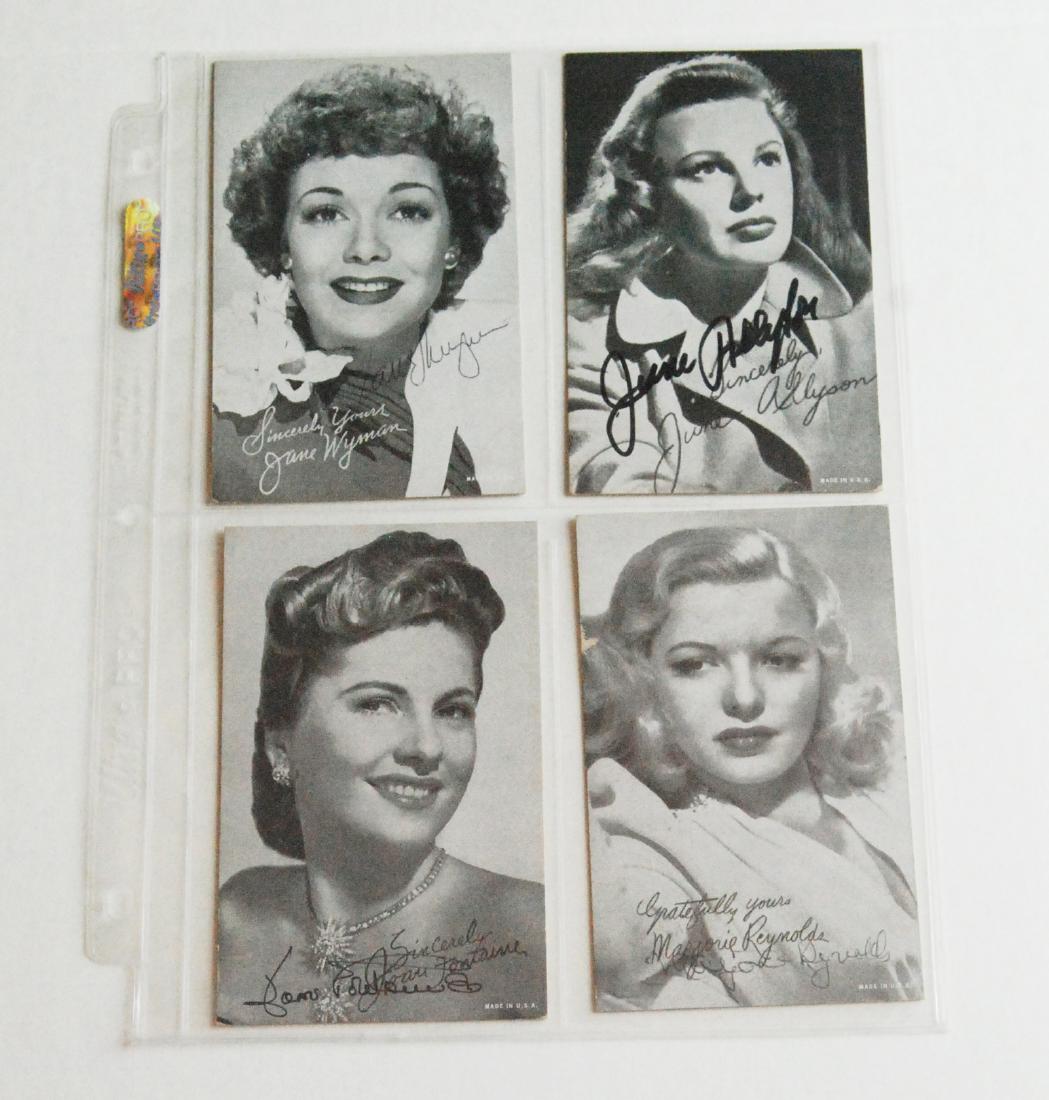 Golden Screen Stars Original Autographed Photos: Jane Wyman, June Allyson, Joan Fontaine, Marjorie Reynolds.Â Original Autographed/Hand-Signed photos by iconic stars of the stage and screen. This group of four autographed images are from an enormo