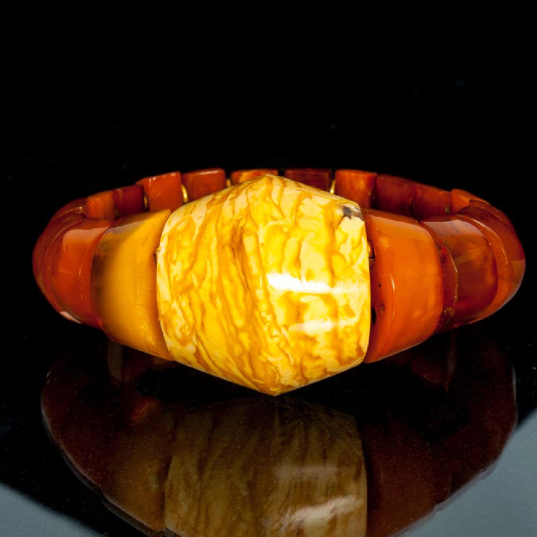 100% Natural Baltic amber bracelet (1 of 3)