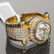 Yellow and white gold ring with 5.6 ct diamond