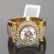 Yellow and white gold ring with 5.6 ct diamond - 2