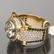 Yellow and white gold ring with 5.6 ct diamond - 3