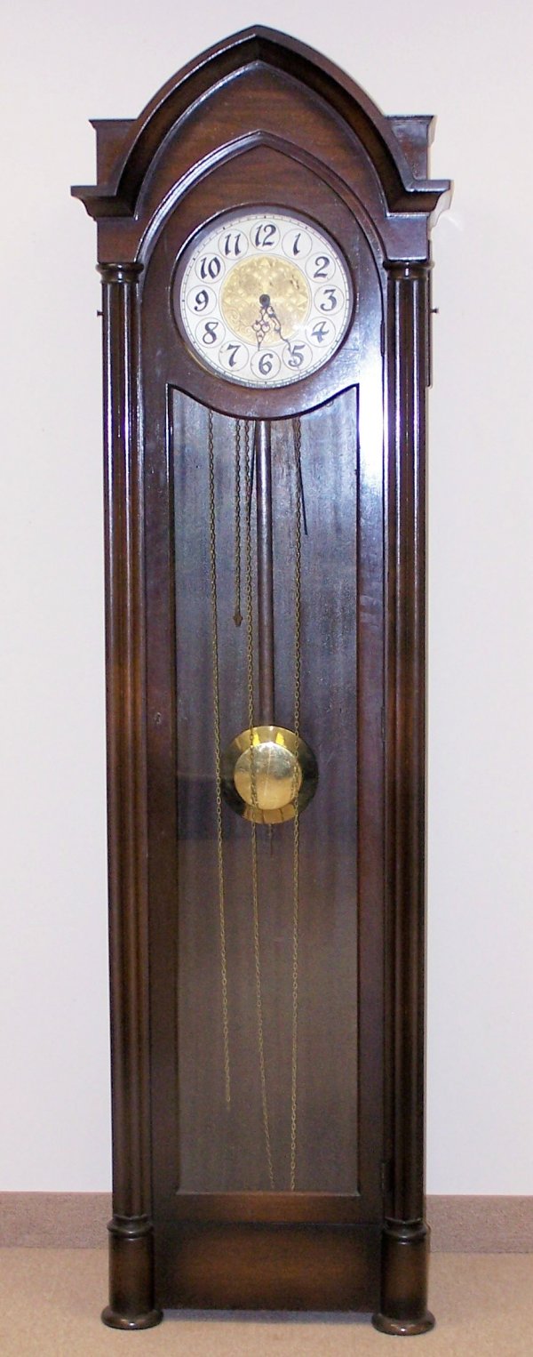 616 Early 20th century grandfather clock by Hanson Clo Nov 04, 2006