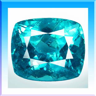 Natural Neon Green Blue Apatite 3.05 Carats - VS: Natural Neon Green Blue Apatite 3.05 Carats - VS.......Size L-W-D:8.40 x 7.10 x 6.00 mm; Cushion Cut.....Stunning Shine.......origin - Madagascar;