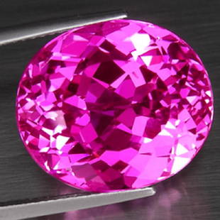 Natural hot Pink Topaz 27.25 carats - VVS: Natural hot Pink Topaz 27.25 carats - VVS...; Irradiation treatment; Stunning luster fire; Origin - Brazil...Topaz is used to promote good fortune. In fact, it has been said that dreaming of topaz