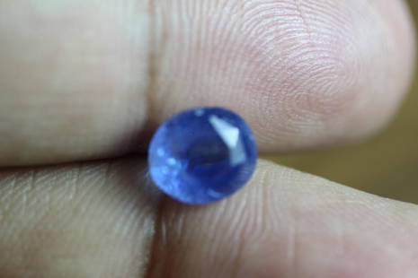 Natural Blue Sapphire 3.58 Ct - (No Treatment): Natural Blue sapphire...oval shape....no treatment in any way....100% natural earth mined;