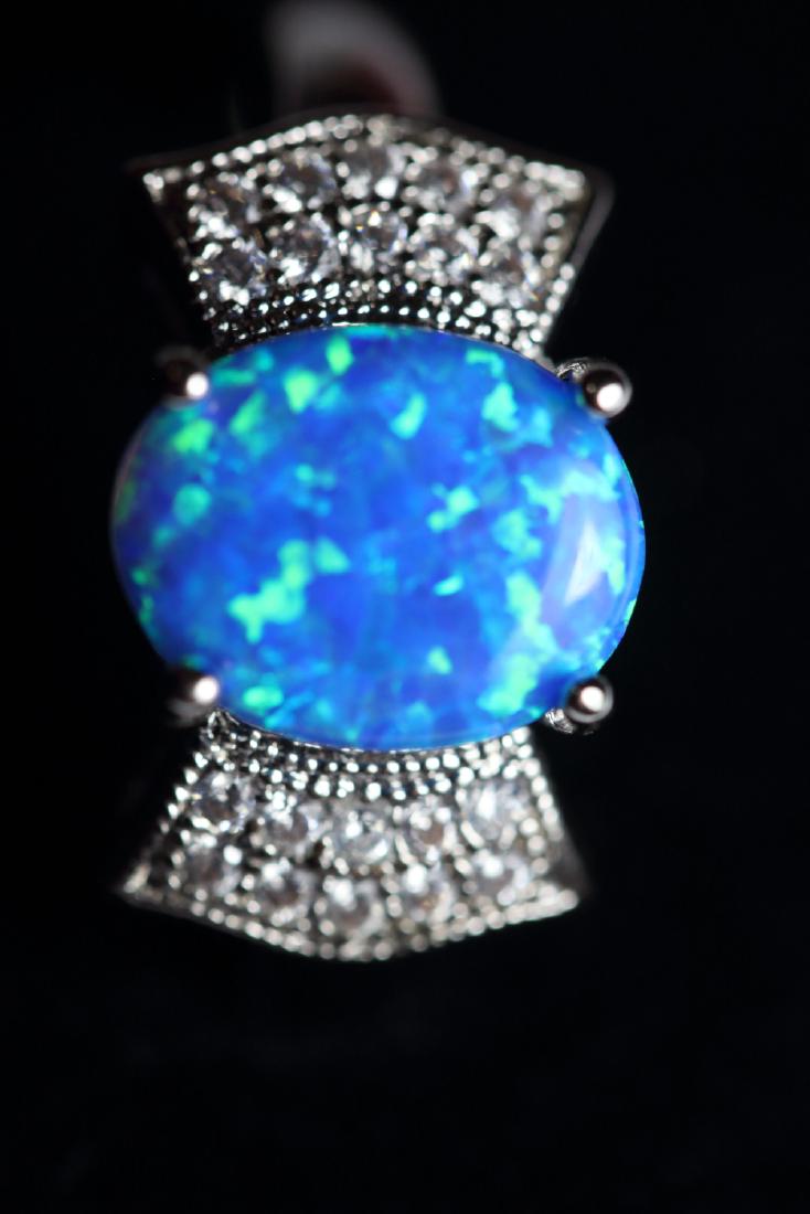 Stunning Full Fire Natural Opal Ring (1 of 1)