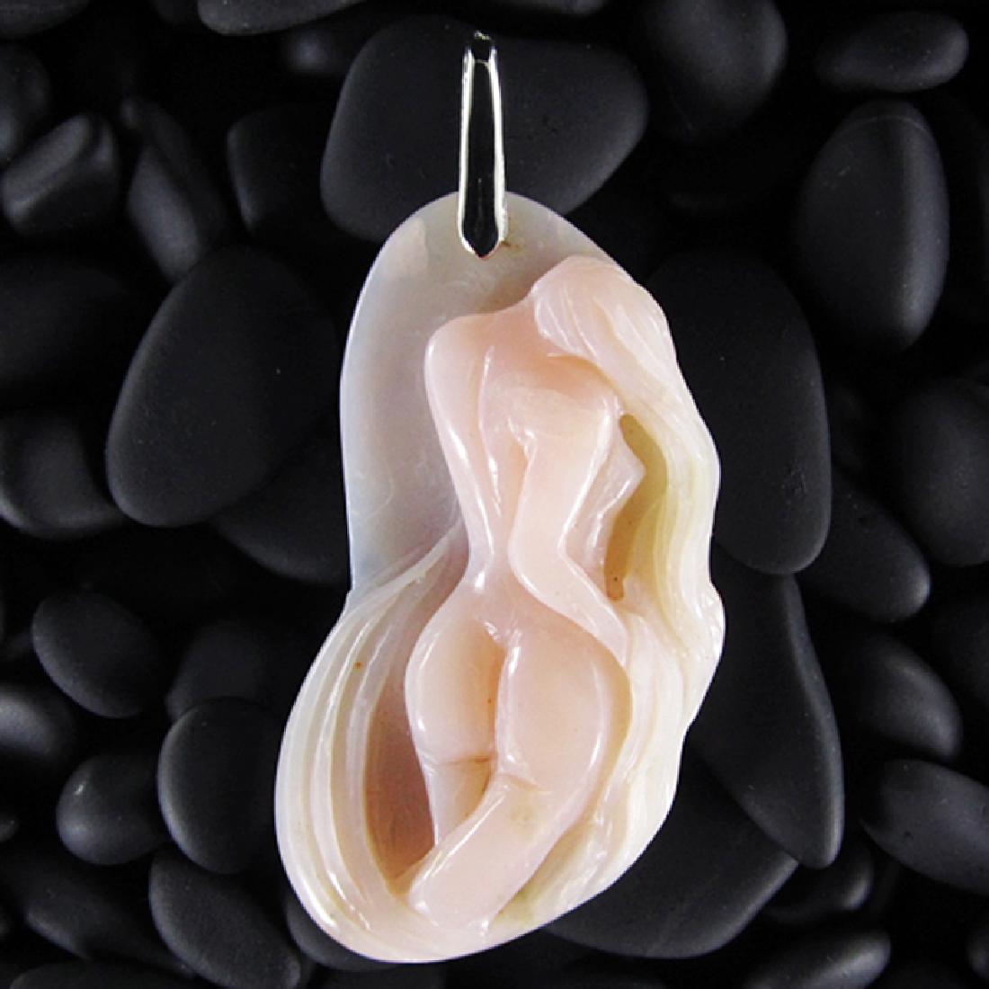 Natural Stone Hand carved Pendant (1 of 2)