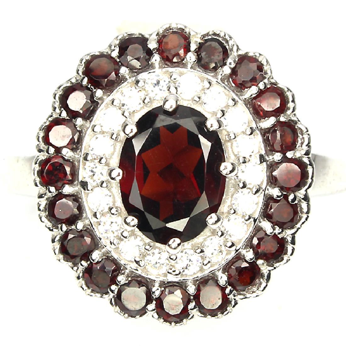 Natural Mozambique Garnet Ring (1 of 1)