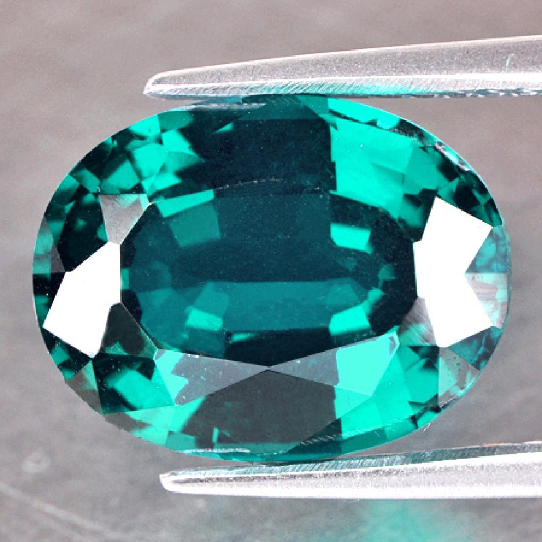 Natural AAA Emerald Green Blue Apatite 11x8 MM - VVS (1 of 1)