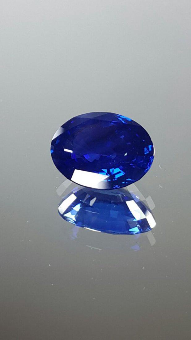 Stunning Natural Kashmir Sapphire  - CD certified (1 of 2)