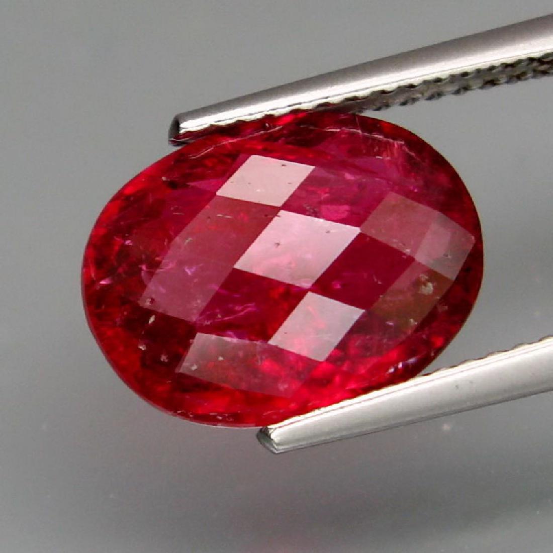 Natural Red Pink Tourmaline 4.01 Carats (1 of 1)
